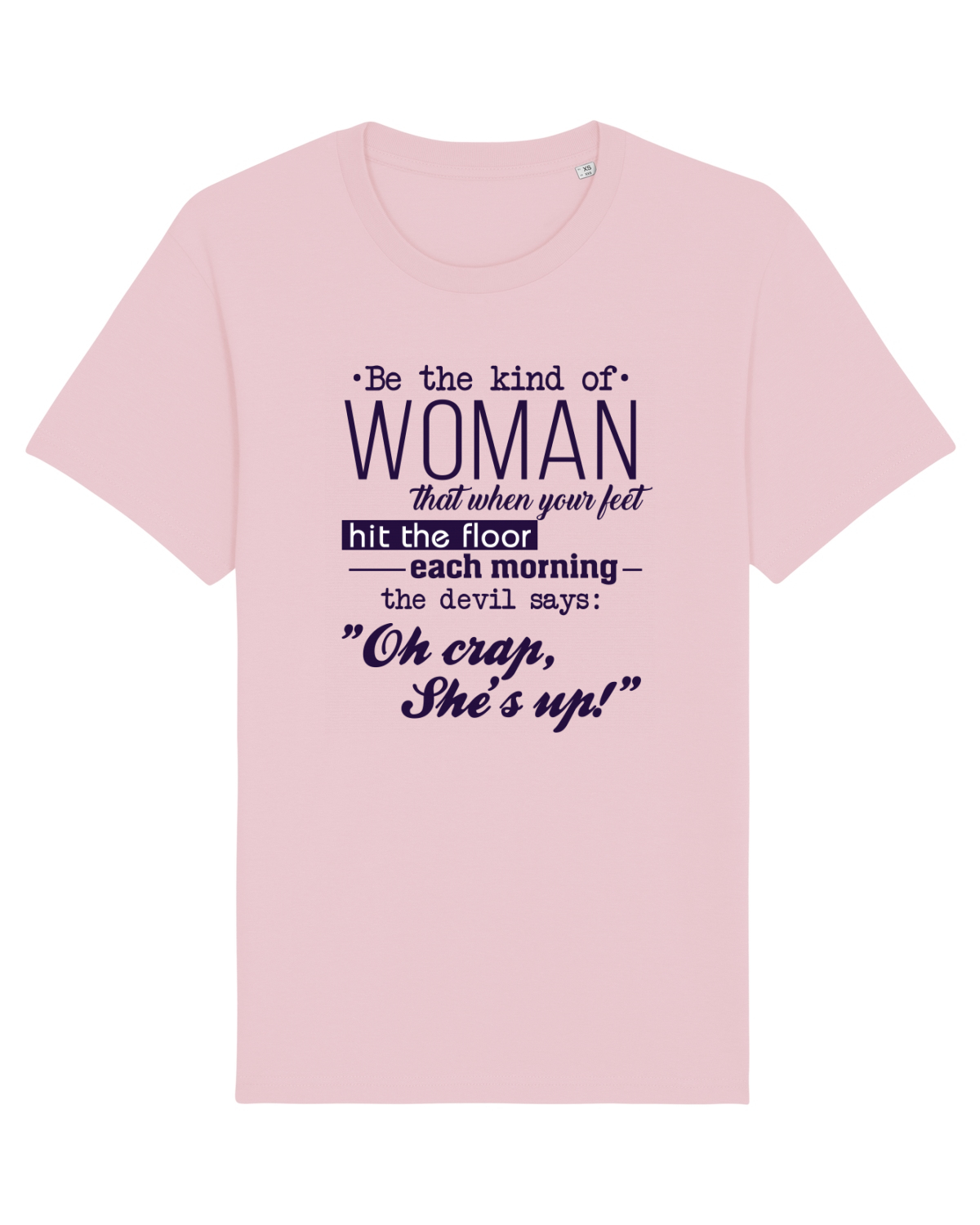 Tricou mânecă scurtă Unisex Rocker Cotton Pink