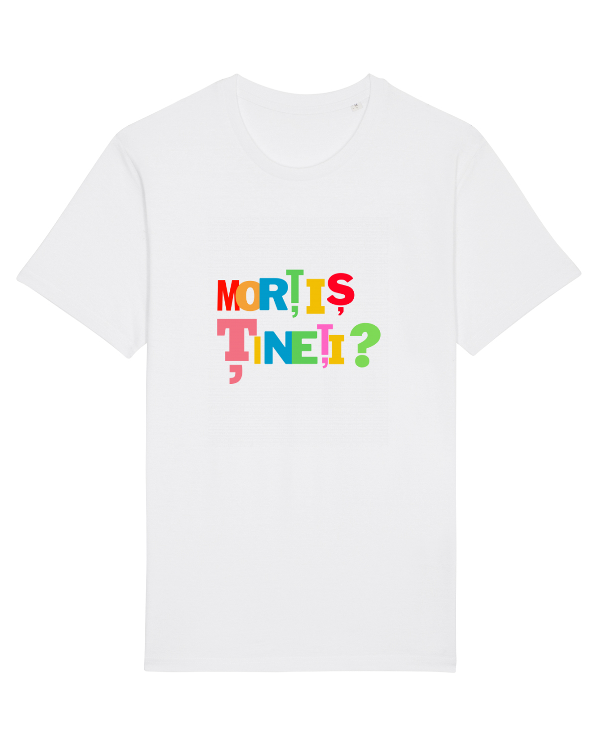 Tricou mânecă scurtă Unisex Rocker White