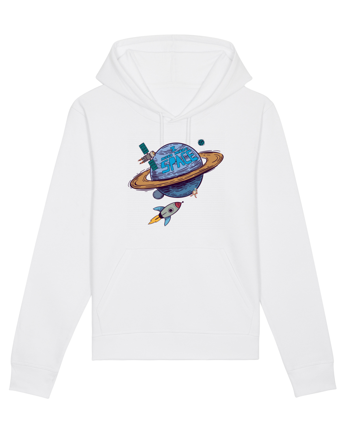 Hanorac Unisex Drummer White