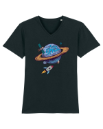 I need more space Tricou mânecă scurtă guler V Bărbat Presenter