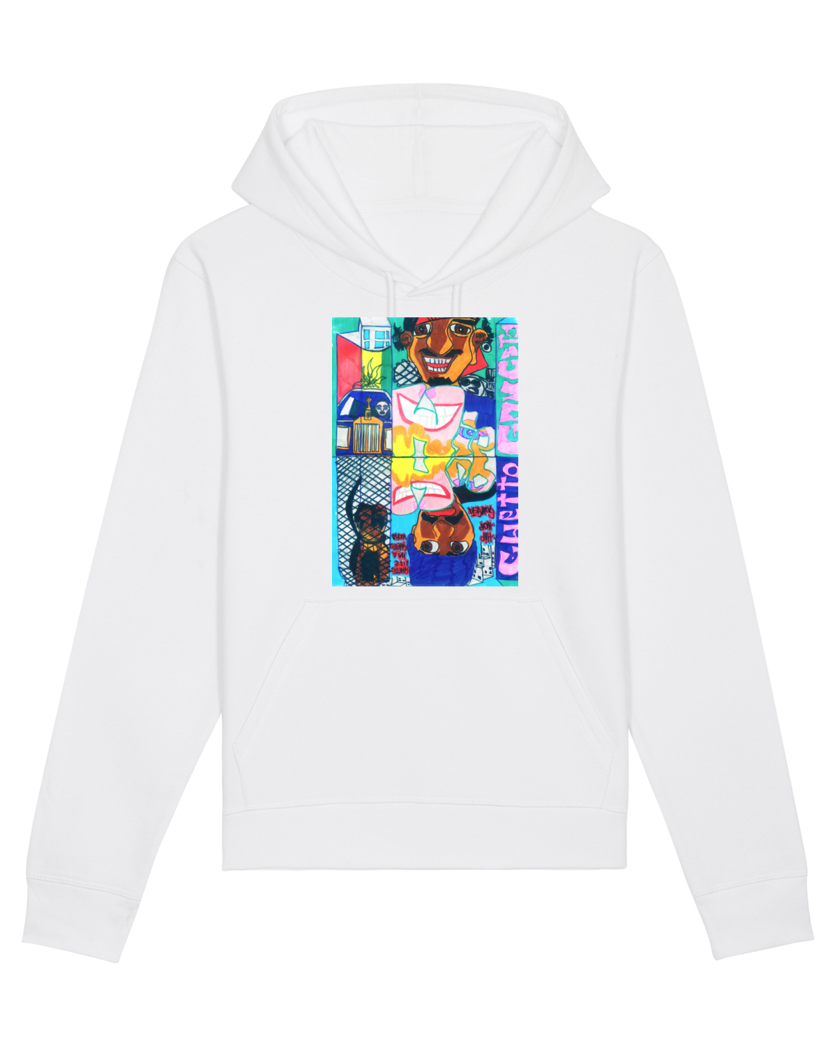 Hanorac Unisex Drummer White
