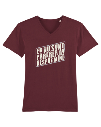 Eu nu sunt părerea ta despre mine Burgundy