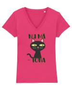 Nu ma pis-tona Tricou mânecă scurtă guler V Damă Evoker