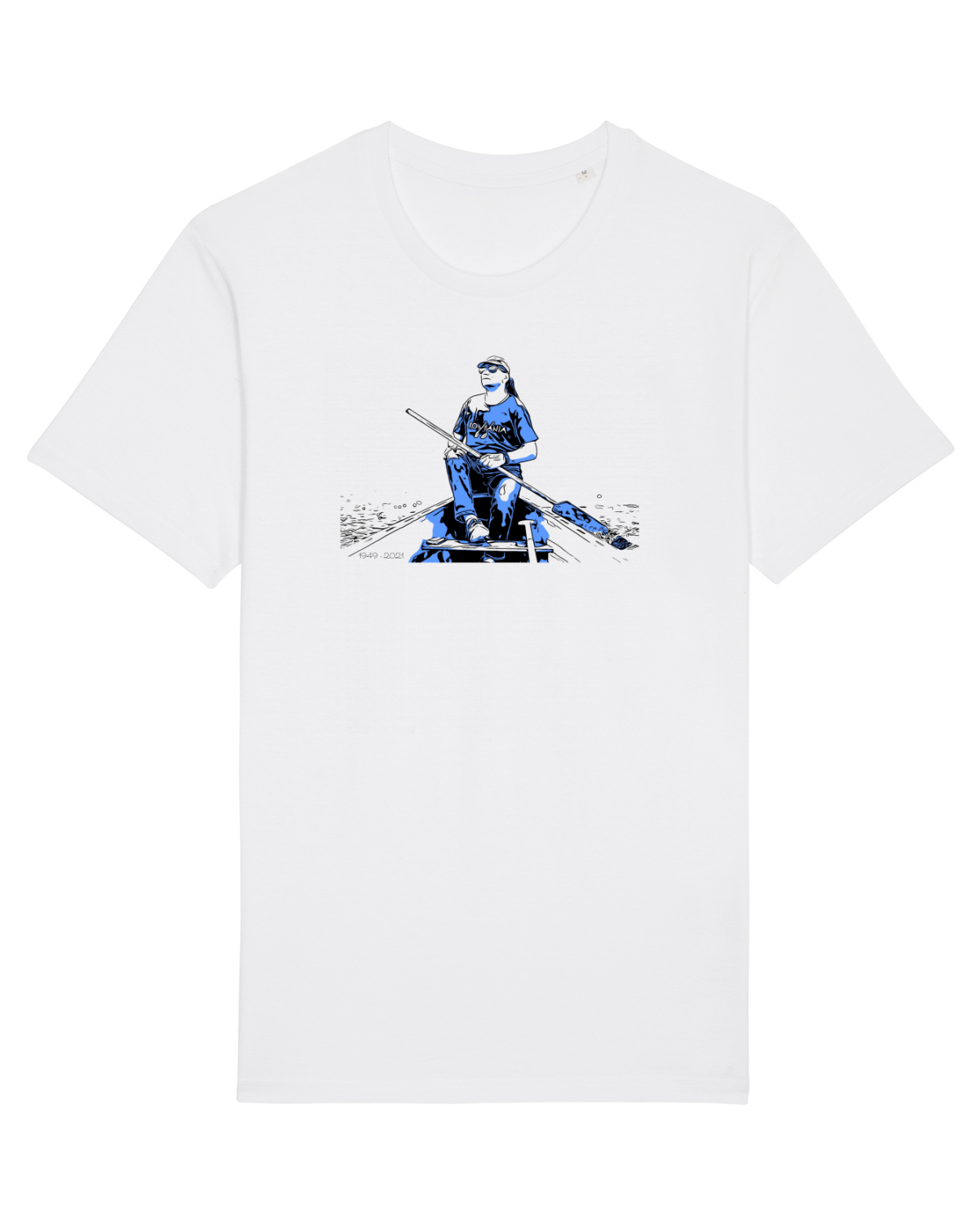 Tricou mânecă scurtă Unisex Rocker White