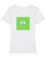 Fast Forward Tricou mânecă scurtă guler larg fitted Damă Expresser