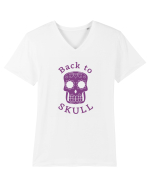 Back to Skull Tricou mânecă scurtă guler V Bărbat Presenter