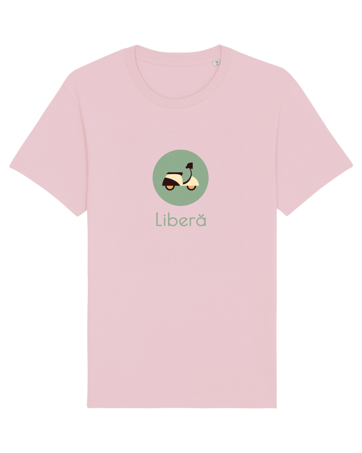 Tricou mânecă scurtă Unisex Rocker Cotton Pink