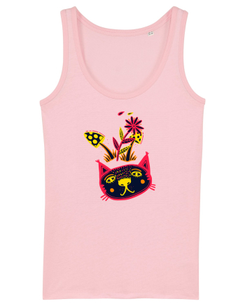 Pisica colorata cu ciuperci :) Cotton Pink