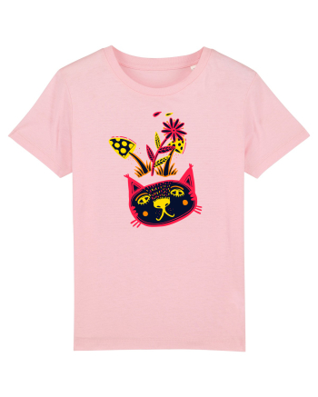 Pisica colorata cu ciuperci :) Cotton Pink