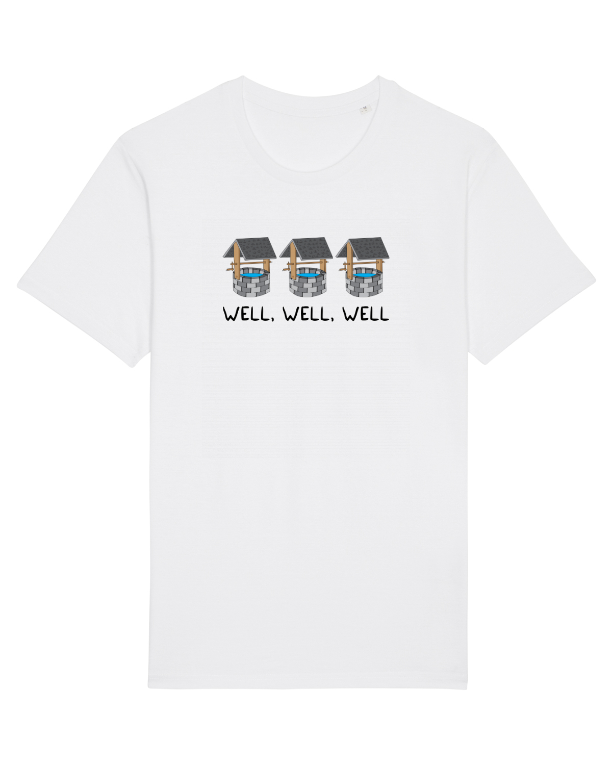 Tricou mânecă scurtă Unisex Rocker White