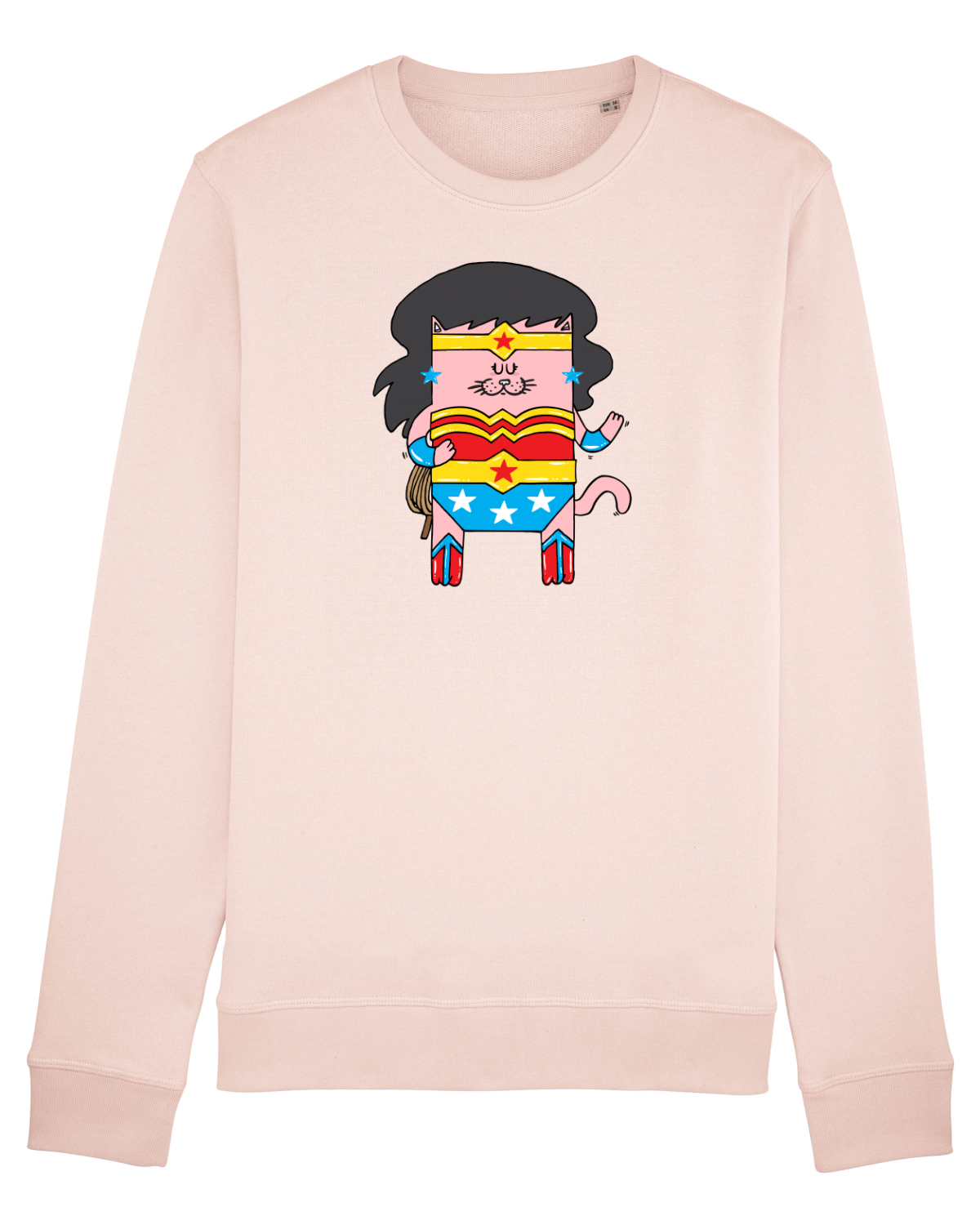 Bluză mânecă lungă Unisex Rise Candy Pink