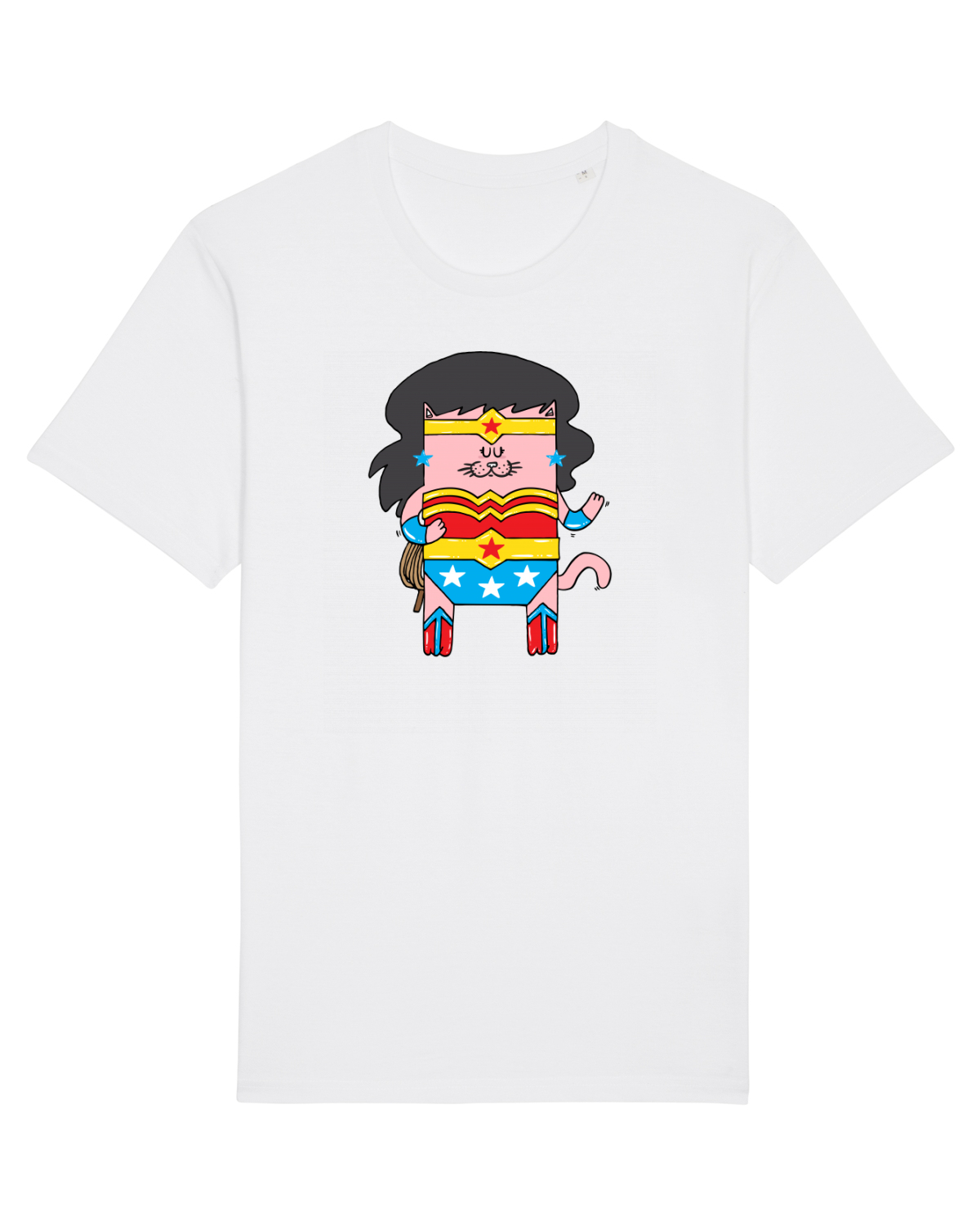 Tricou mânecă scurtă Unisex Rocker White