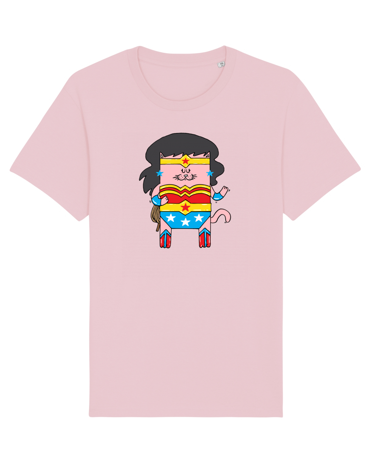 Tricou mânecă scurtă Unisex Rocker Cotton Pink