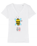 To Bee or Not To Bee Tricou mânecă scurtă guler V Damă Evoker
