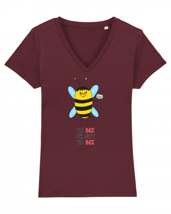 To Bee or Not To Bee Burgundy