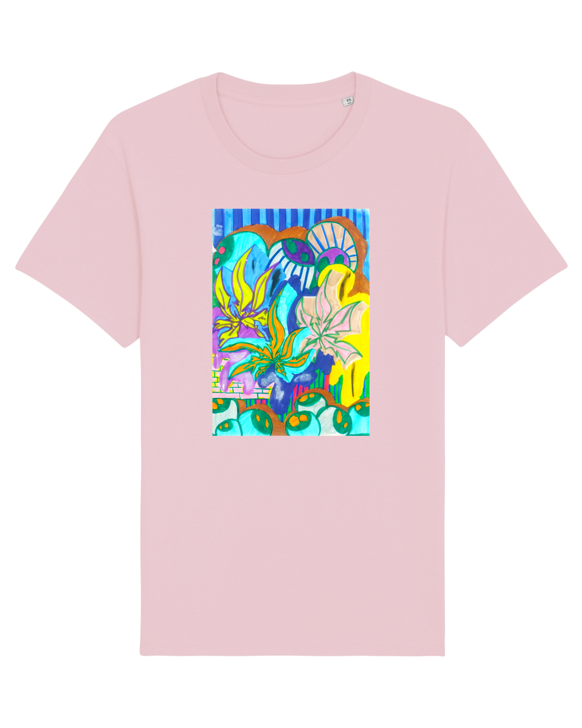 Tricou mânecă scurtă Unisex Rocker Cotton Pink