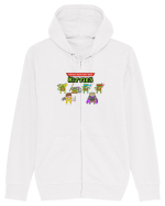 Teenage Meow-Tant Ninja Kitties Hanorac cu fermoar Unisex Connector