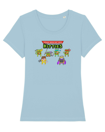 Teenage Meow-Tant Ninja Kitties Sky Blue
