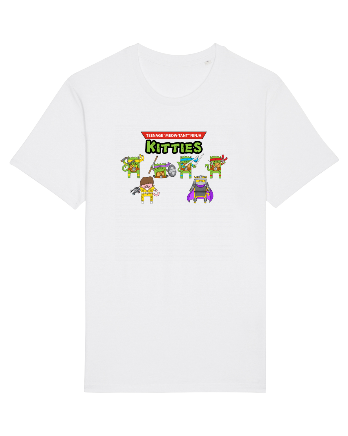 Tricou mânecă scurtă Unisex Rocker White