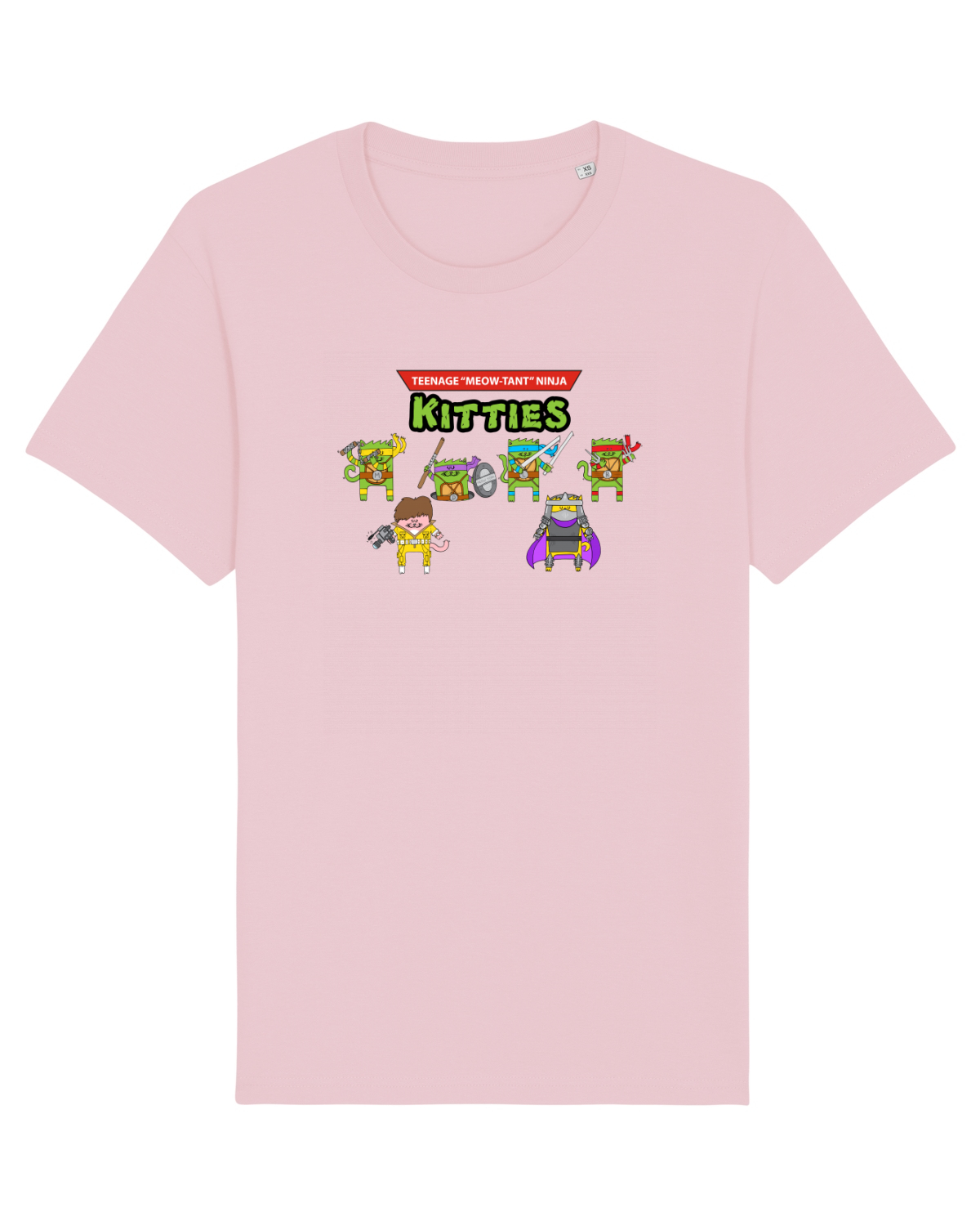 Tricou mânecă scurtă Unisex Rocker Cotton Pink