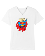 Super Cat Tricou mânecă scurtă guler V Bărbat Presenter