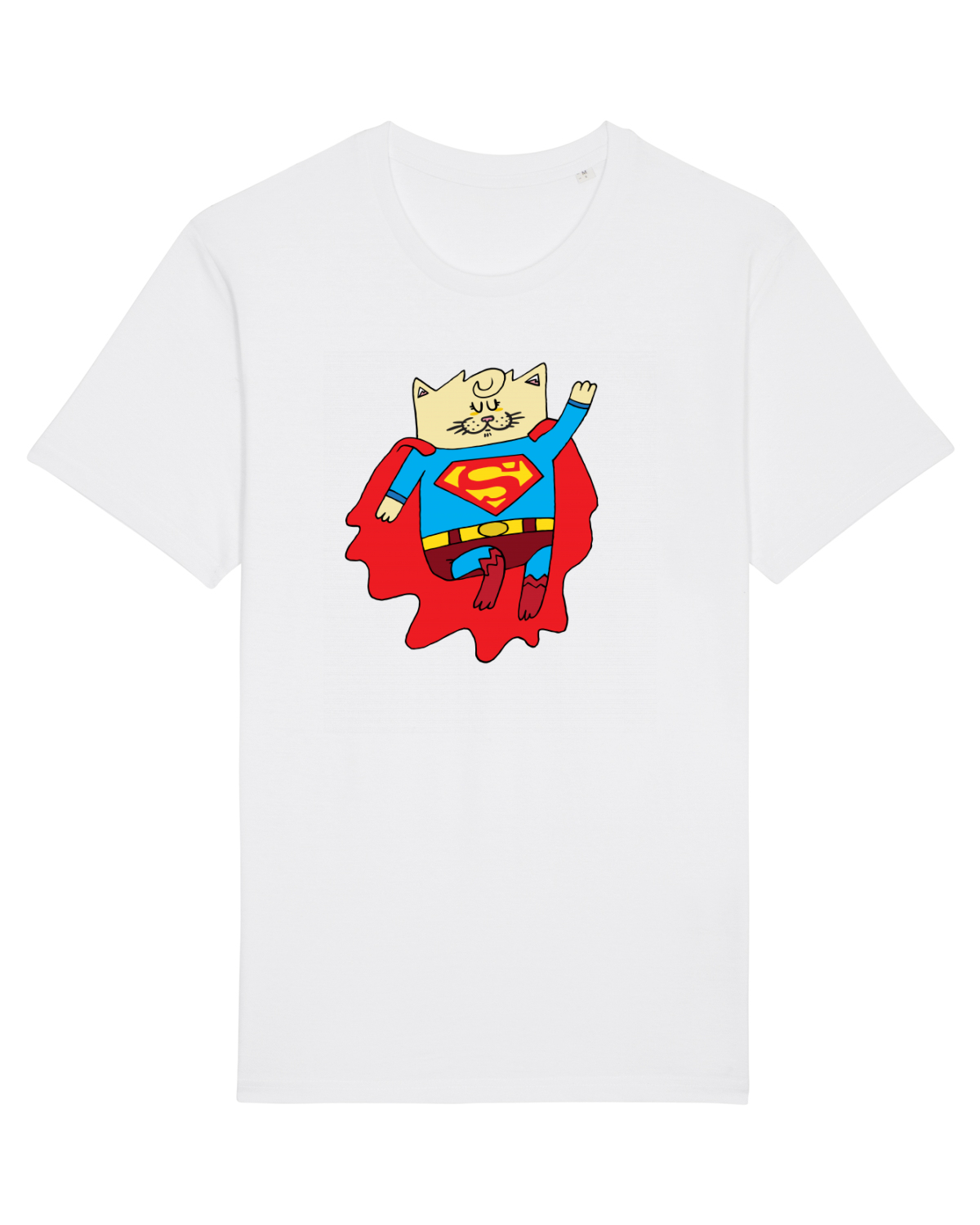 Tricou mânecă scurtă Unisex Rocker White