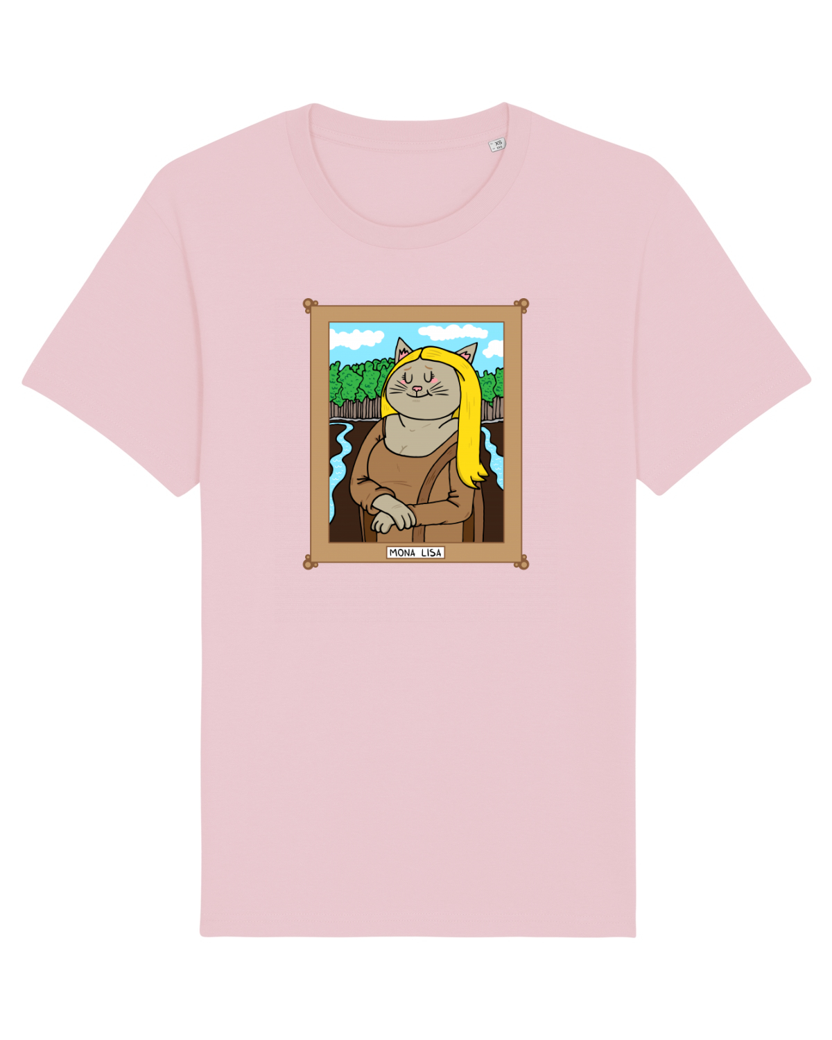 Tricou mânecă scurtă Unisex Rocker Cotton Pink