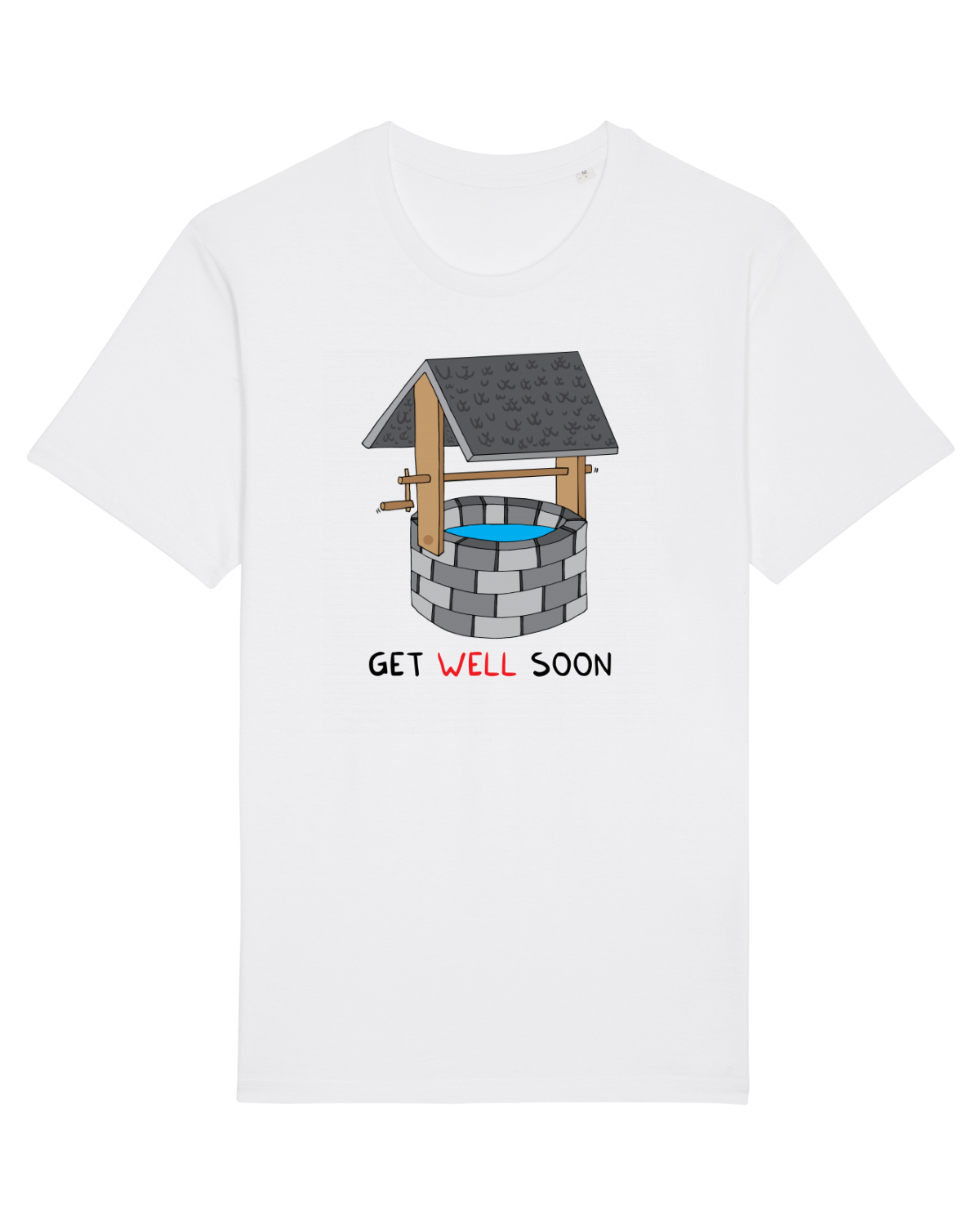 Tricou mânecă scurtă Unisex Rocker White