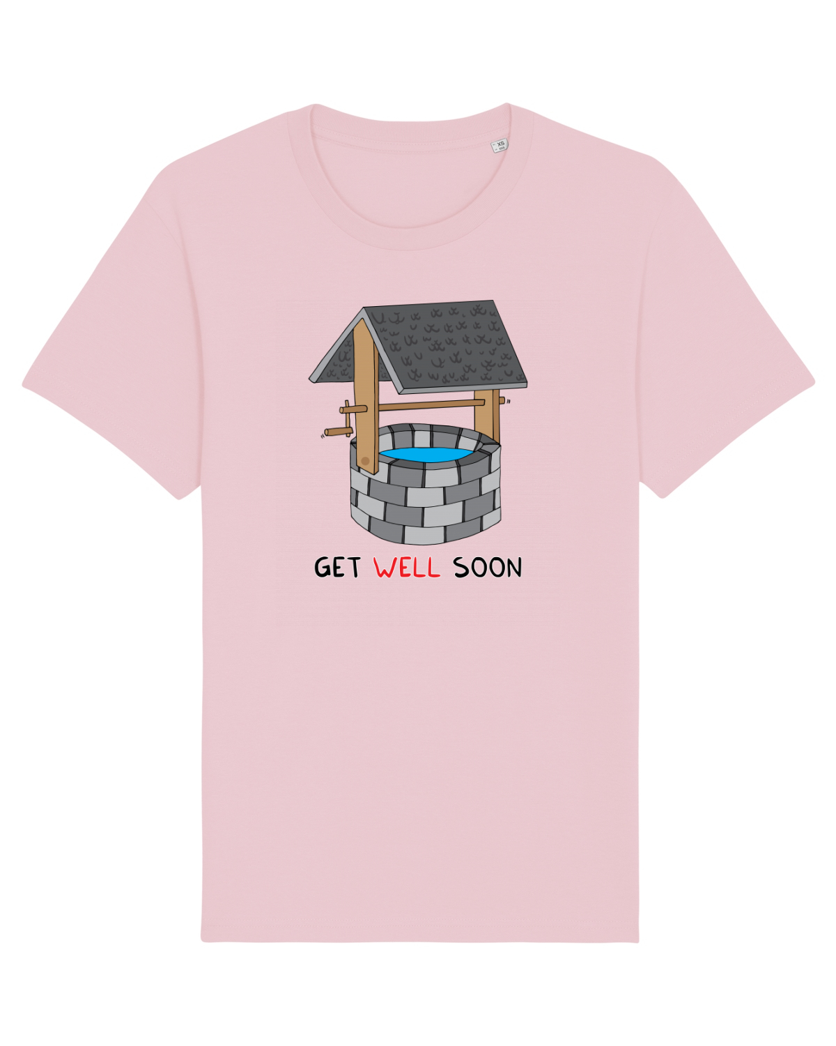 Tricou mânecă scurtă Unisex Rocker Cotton Pink