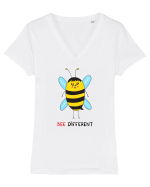 Bee Different Tricou mânecă scurtă guler V Damă Evoker