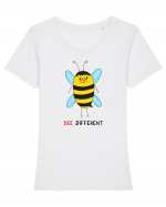 Bee Different Tricou mânecă scurtă guler larg fitted Damă Expresser