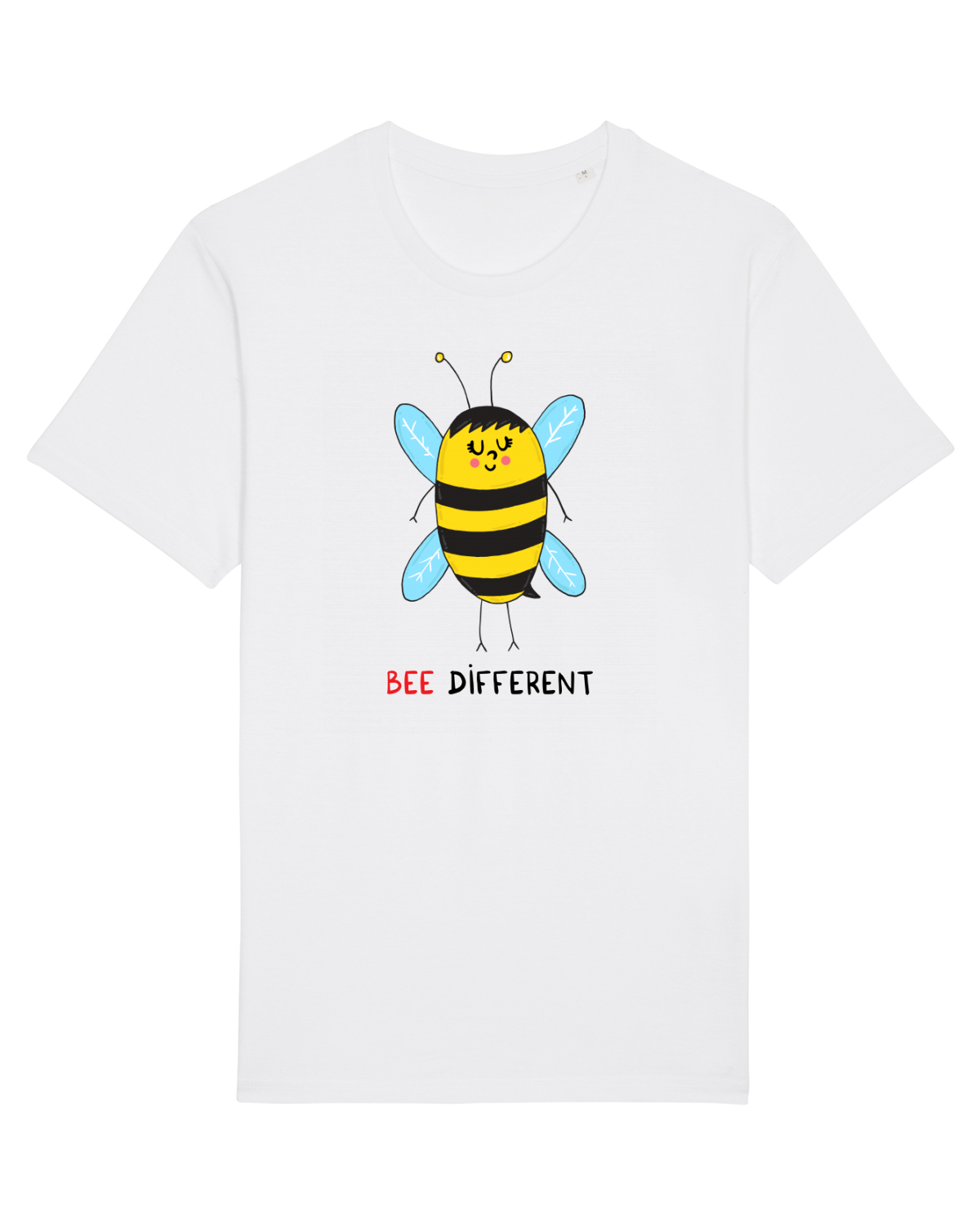 Tricou mânecă scurtă Unisex Rocker White