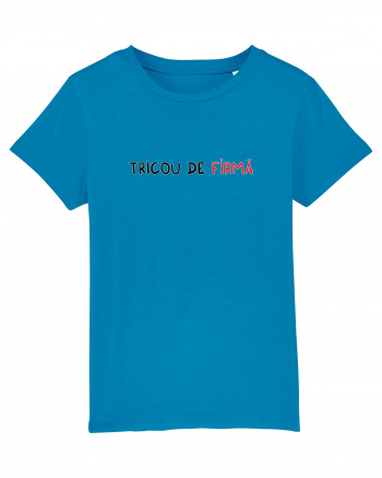 Tricou de FIRMĂ Azur