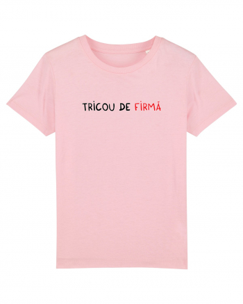 Tricou de FIRMĂ Cotton Pink