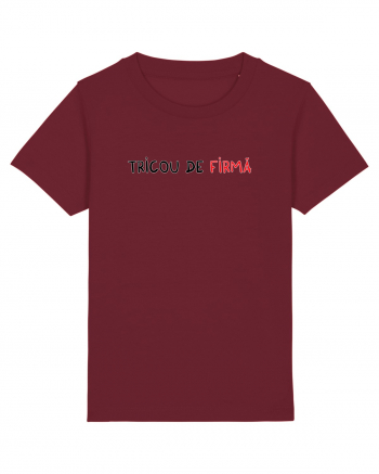 Tricou de FIRMĂ Burgundy