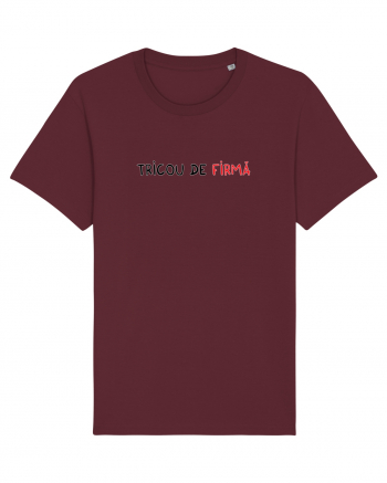 Tricou de FIRMĂ Burgundy