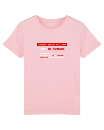 JOB and Homework virus Cotton Pink