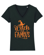 Witch And Famous Tricou mânecă scurtă guler V Damă Evoker