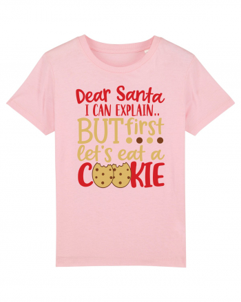 Dear Santa I Can Explain Cotton Pink