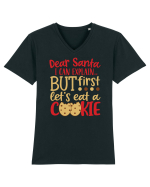 Dear Santa I Can Explain Tricou mânecă scurtă guler V Bărbat Presenter