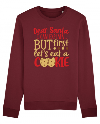 Dear Santa I Can Explain Burgundy