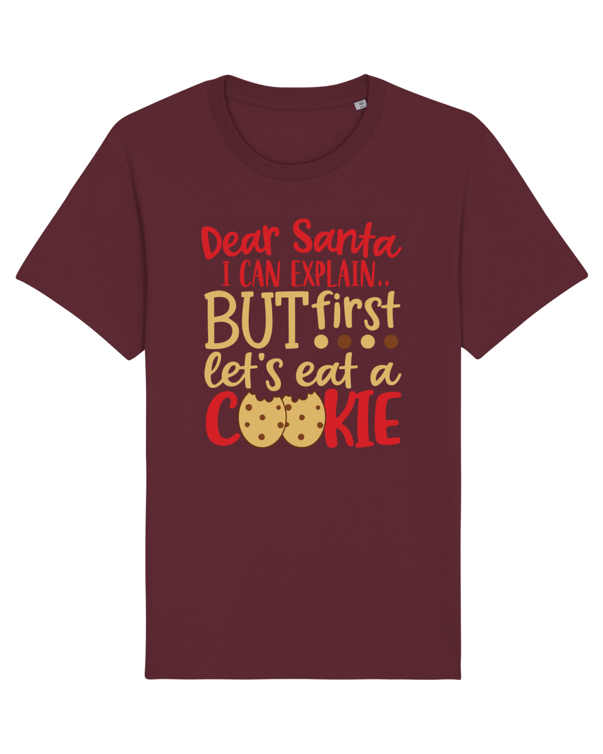 Tricou mânecă scurtă Unisex Rocker Burgundy