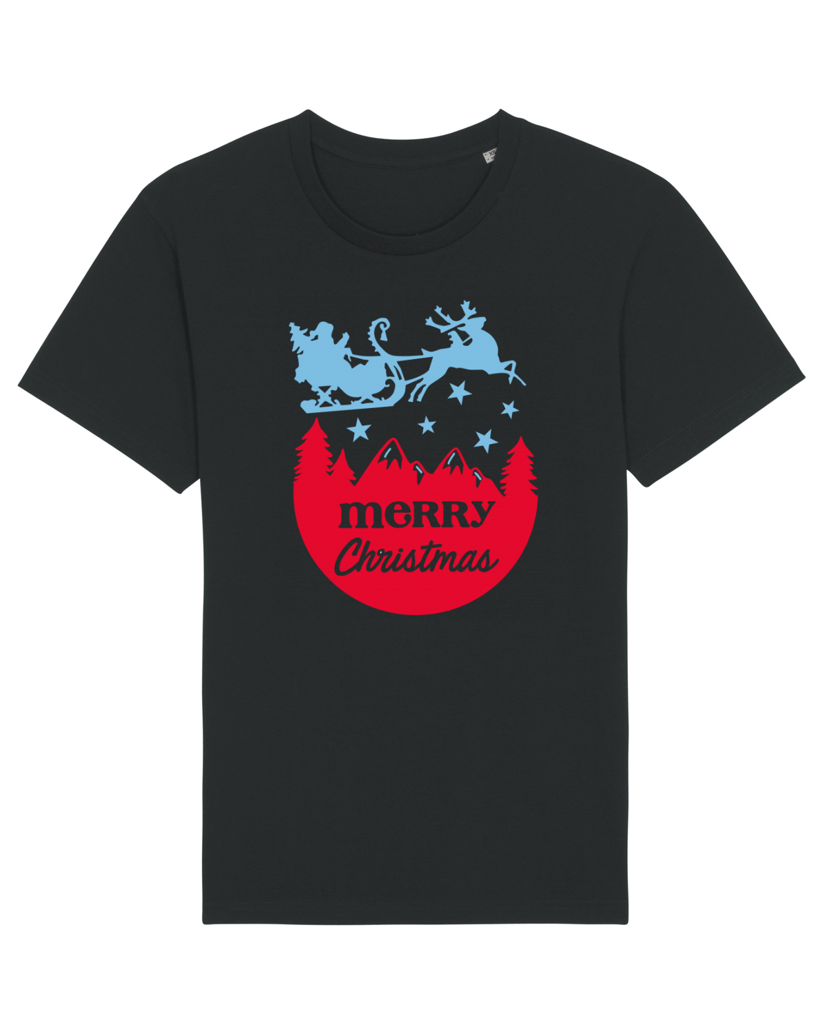 Tricou mânecă scurtă Unisex Rocker Black