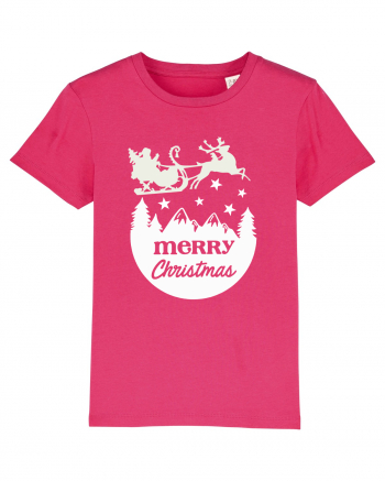 Merry Christmas Santa's Sleigh Raspberry