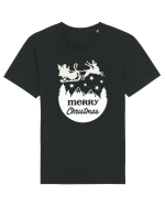 Merry Christmas Santa's Sleigh Tricou mânecă scurtă Unisex Rocker