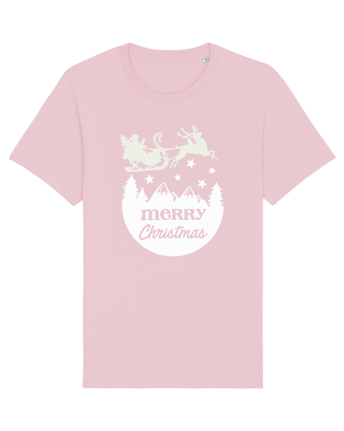Tricou mânecă scurtă Unisex Rocker Cotton Pink
