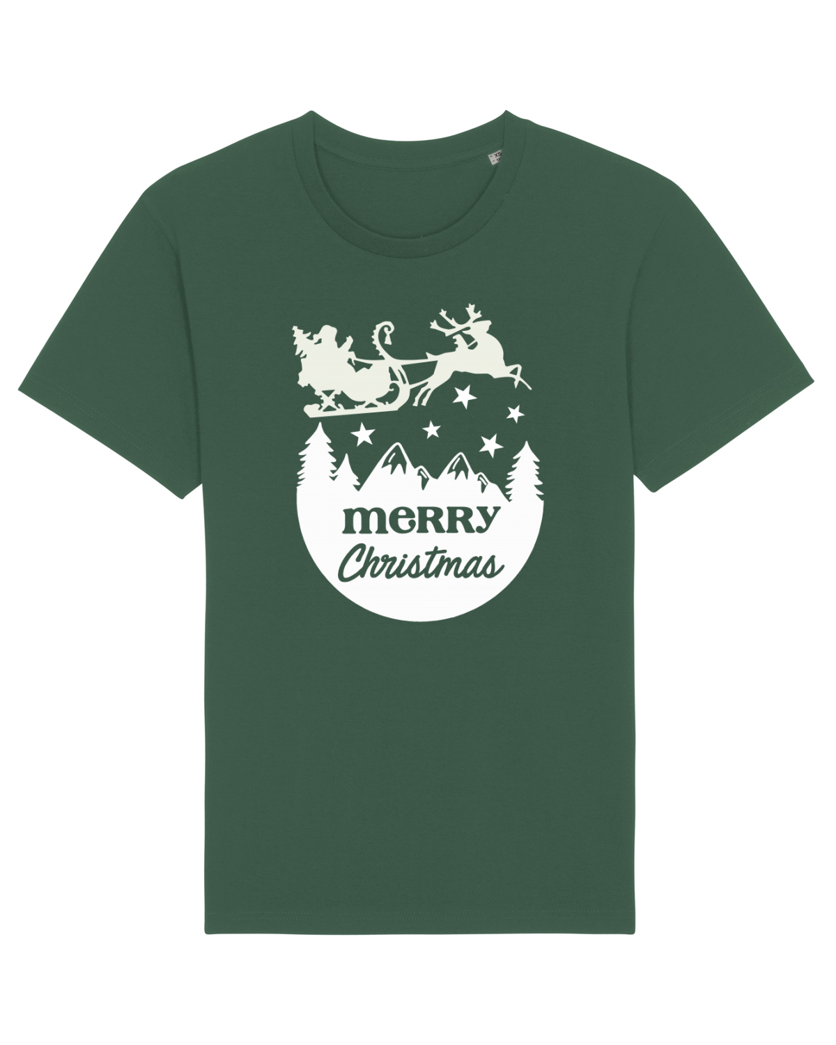 Tricou mânecă scurtă Unisex Rocker Bottle Green
