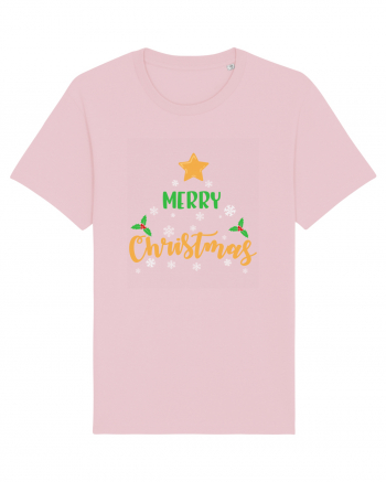 Merry Christmas Cotton Pink