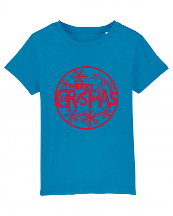 Merry Christmas Red Embroidery Azur