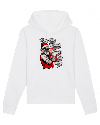 Naughty Tattooed Santa White